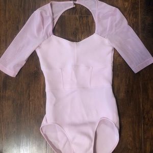 Cleo Harper light pink leotard